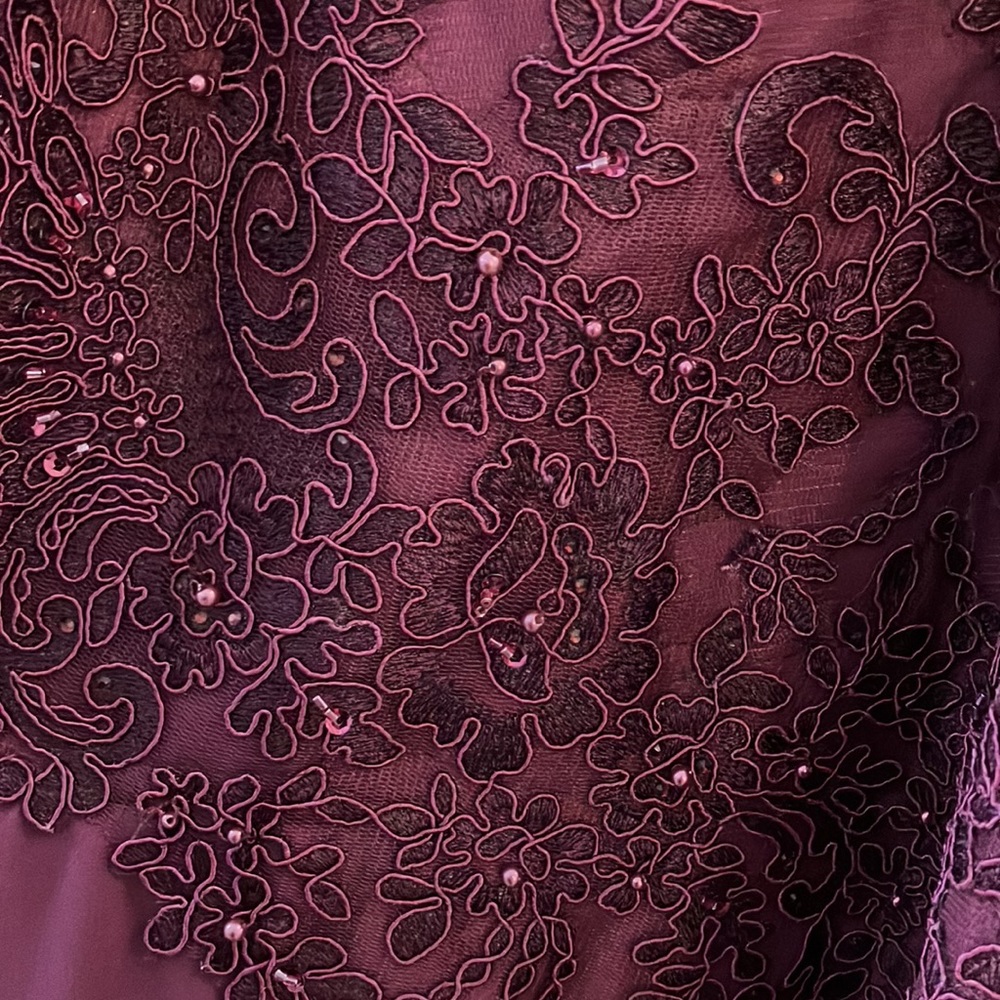 Berry Long Sleeve Dress - Picture 6 of 11